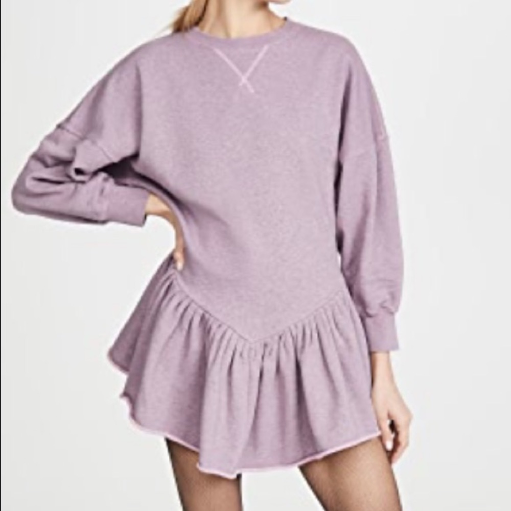 Marc Jacobs Longline Peplum Sweatshirt